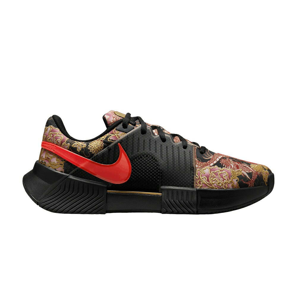 ナイキ ズーム 黒色 ブラック クリムゾン 'J COLLECTION' スニーカー レディース NIKE NAOMI OSAKA X WMNS ZOOM GP CHALLENGE 1 AIME PARIS / BLACK BRIGHT CRIMSON METALLIC