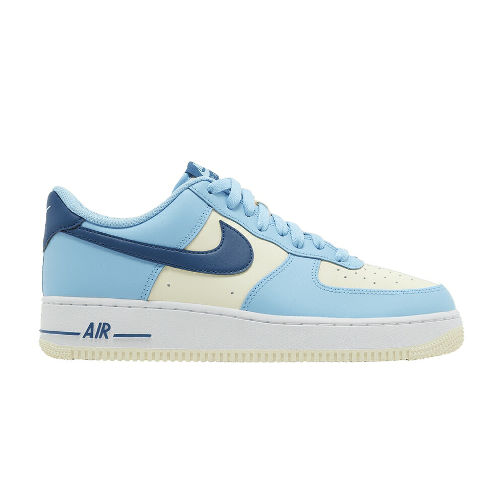 ナイキ 青味 青み 厚地の外套 空軍 \u002707 \u0027AQUARIUS MILK\u0027 スニーカー メンズ NIKE AIR FORCE 1 LOW BLUE COCONUT / AQUARIUS BLUE COURT BLUE COCONUT