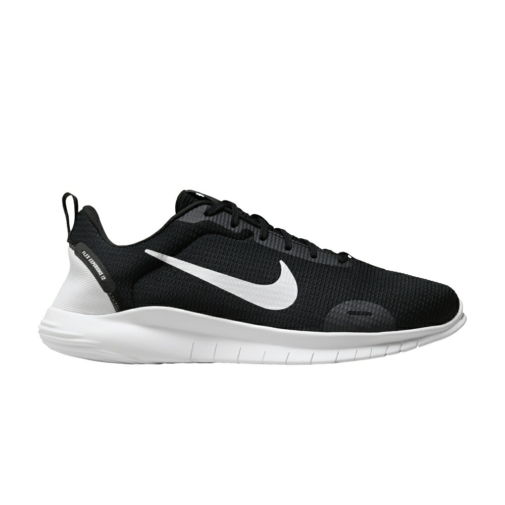 ナイキ エクスペリエンス ラン 黒色 ブラック 灰色 グレー 白色 ホワイト BLACK WHITE スニーカー メンズ NIKE FLEX EXPERIENCE RUN 12 EXTRA WIDE / BLACK DARK SMOKE GREY WHITE