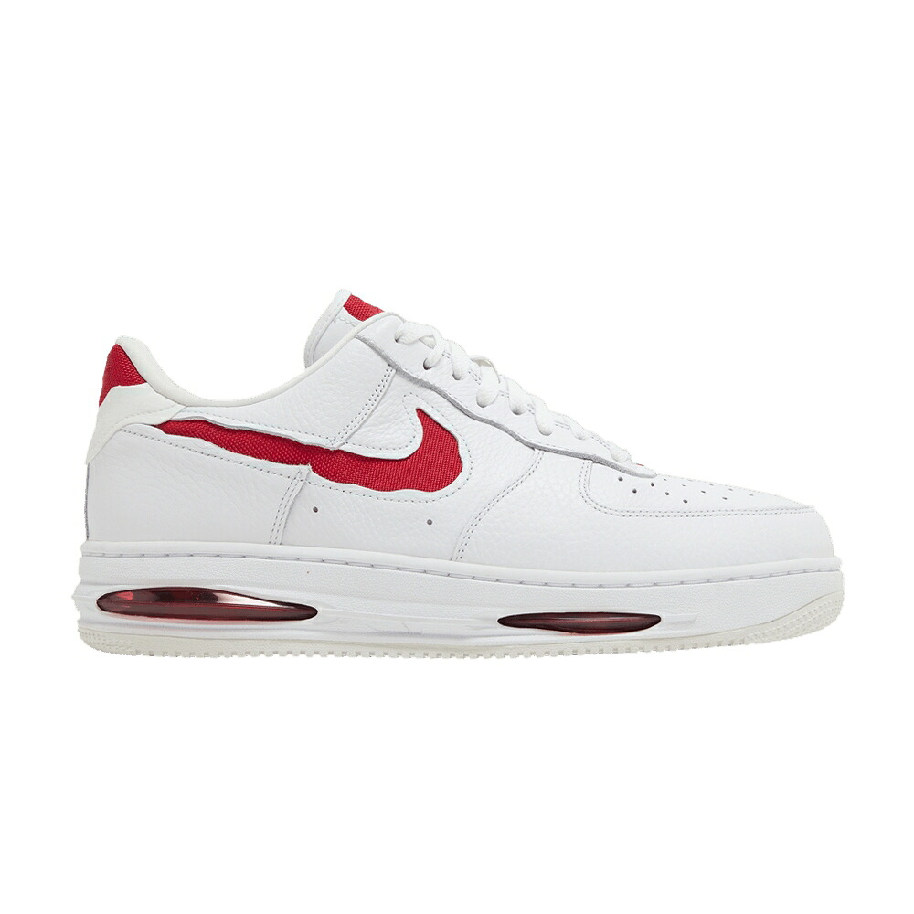 ナイキ 白いこと 白いこと 赤 赤いこと 空軍 \u0027WHITE RED\u0027 スニーカー メンズ NIKE AIR FORCE 1 LOW EVO UNIVERSITY / WHITE UNIVERSITY RED SUMMIT