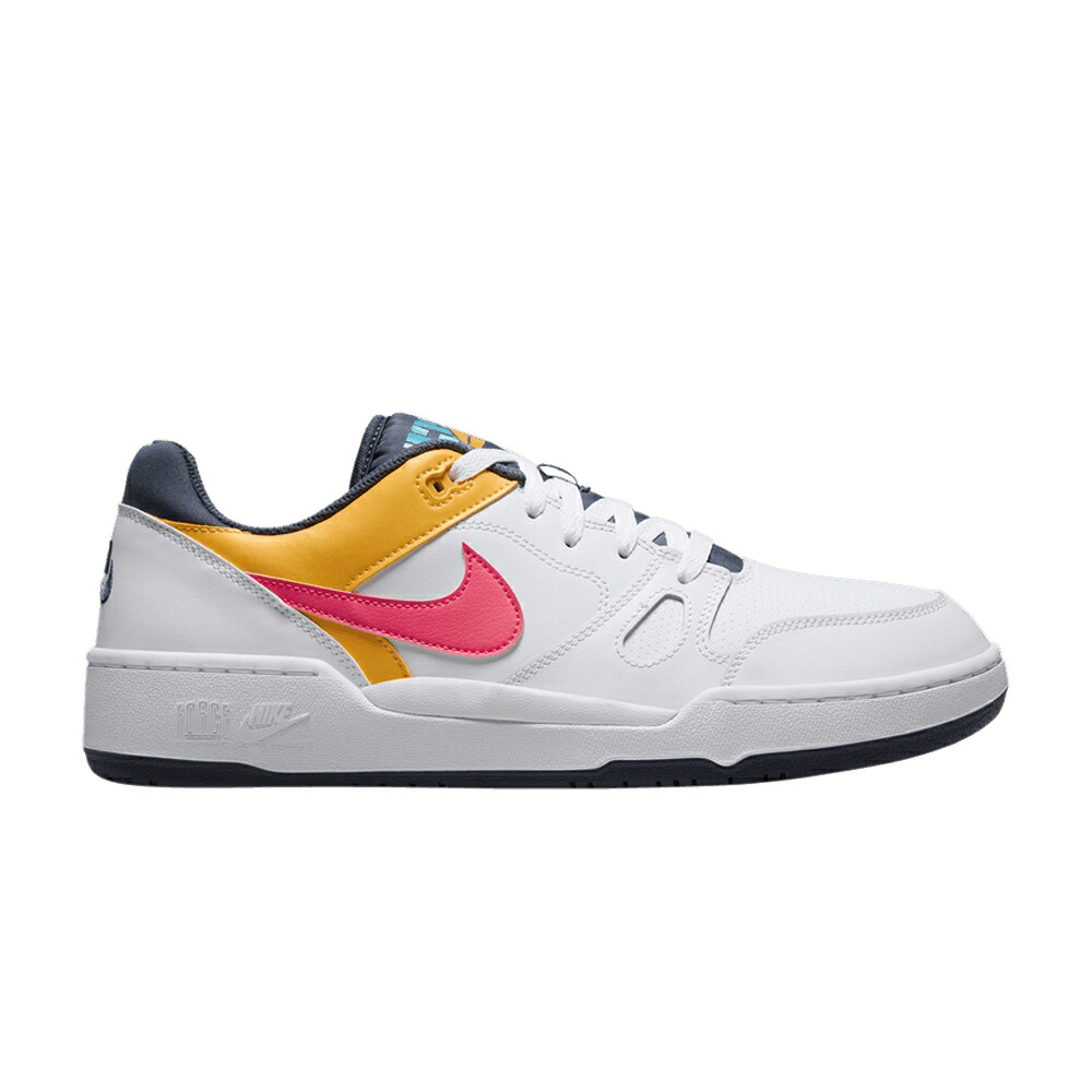 ナイキ 白いこと 白いこと サンダー 青み 青色 \u002790\u0027S PACK\u0027 スニーカー メンズ NIKE FULL FORCE LOW NEON / WHITE THUNDER BLUE DUSTY CACTUS