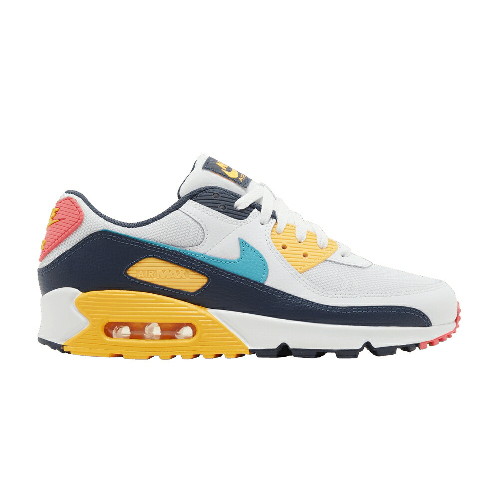 ナイキ マックス 白色 ホワイト サンダー 青色 ブルー ピンク エアマックス 90 PACK スニーカー メンズ NIKE AIR MAX 90 NEON / WHITE THUNDER BLUE RACER PINK