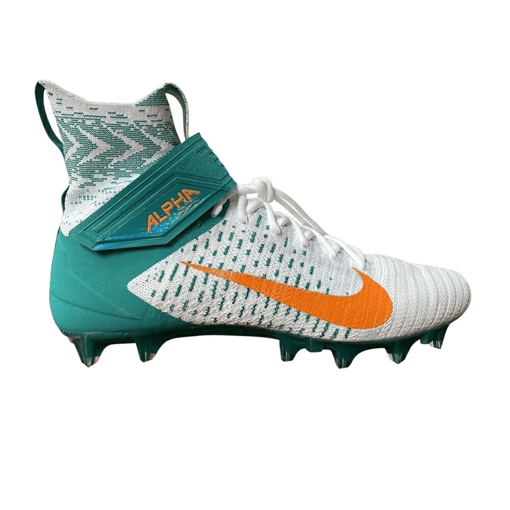 ナイキ アルファ エリート 白色 ホワイト 銅色 コッパー リオ マイアミ ドルフィンズ スニーカー メンズ NIKE ALPHA MENACE ELITE 2 MIAMI DOLPHINS / WHITE COPPER FLASH RIO TEAL