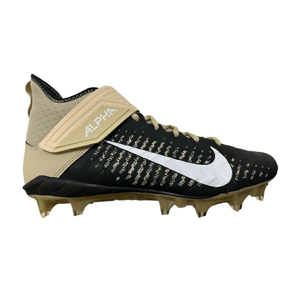 ナイキ アルファ プロ ミッド 白色 ホワイト 黒色 ブラック BLACK GOLD スニーカー メンズ NIKE ALPHA MENACE PRO 2 MID / NEW SLATE WHITE BLACK