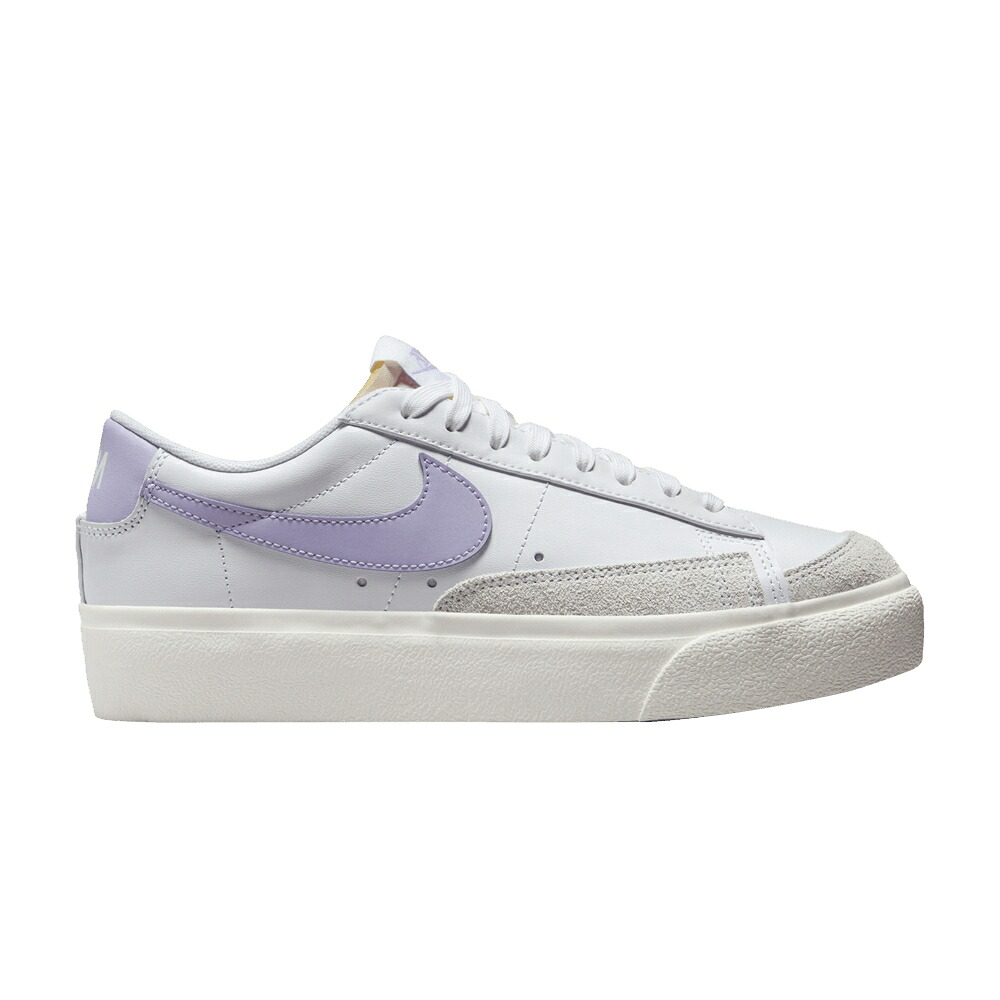 ナイキ ブレイザー 白色 ホワイト 'WHITE BLOOM' スニーカー レディース NIKE WMNS BLAZER LOW PLATFORM LILAC / WHITE SAIL LILAC BLOOM｜スニケス