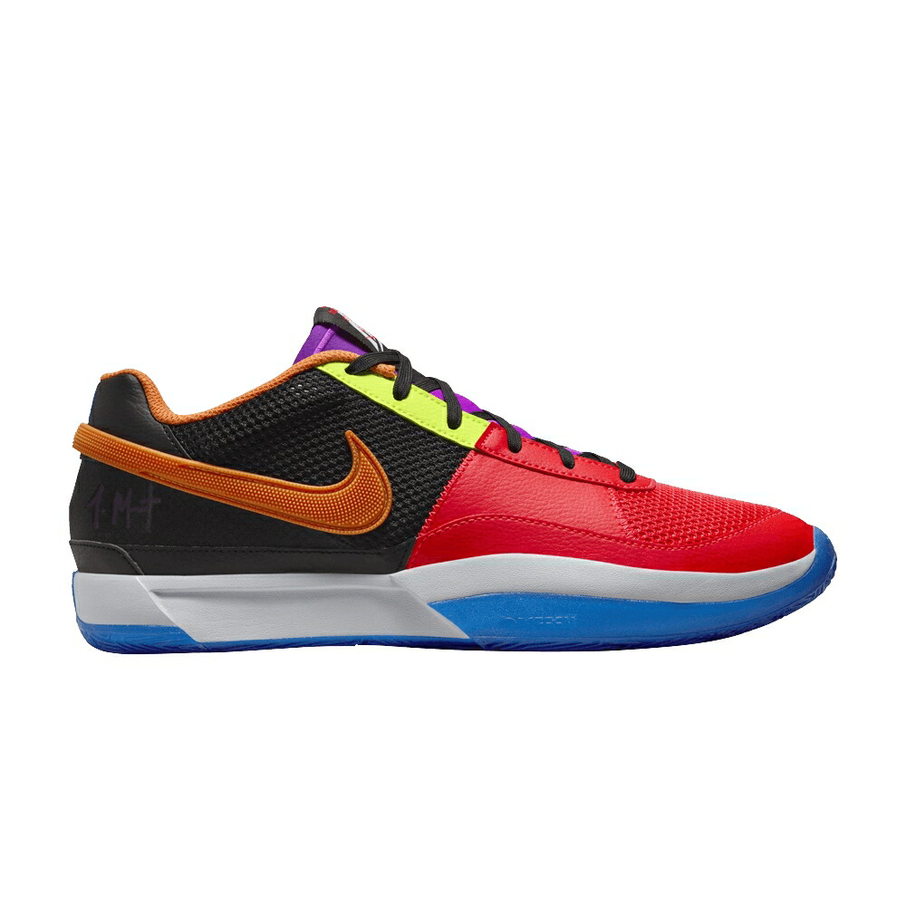 ナイキ 黒色 ブラック 灰色 グレー 青色 ブルー ALLSTAR CHECK スニーカー メンズ NIKE JA 1 EP ALL-STAR - / BLACK WOLF GREY RACER BLUE