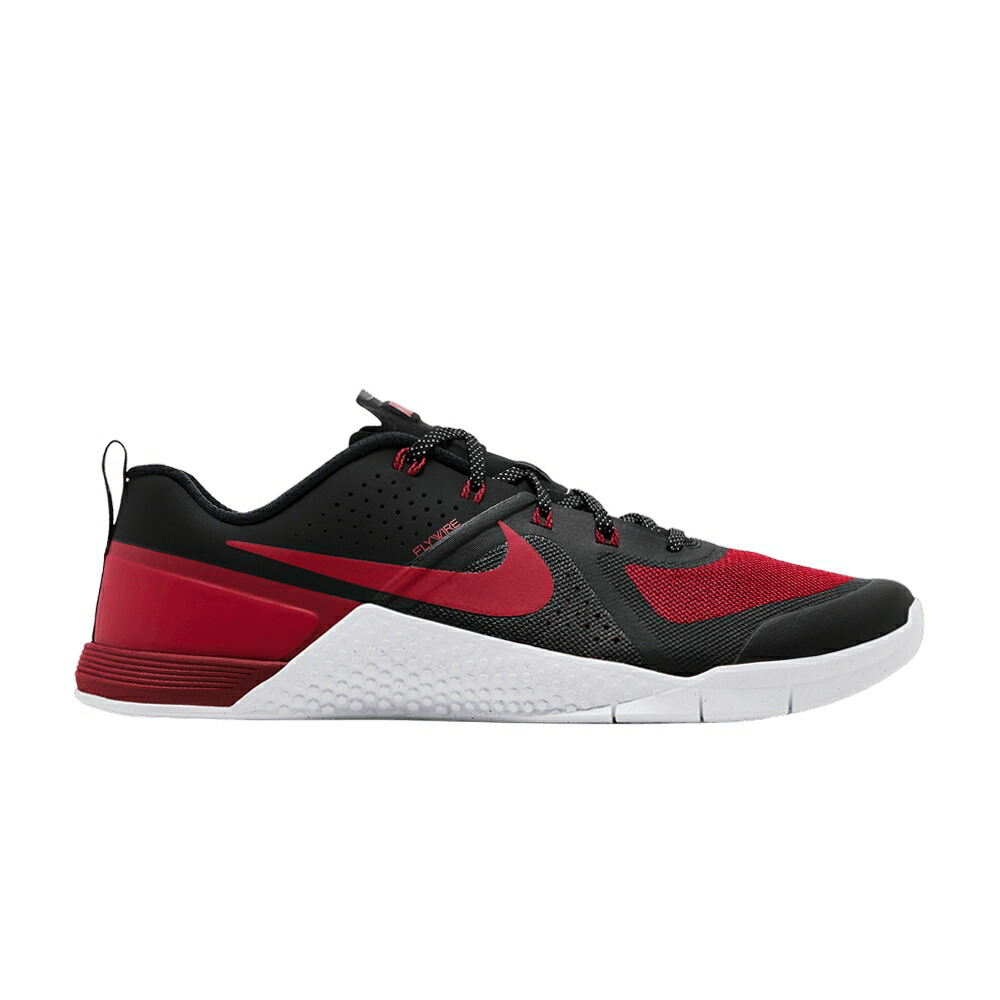 ナイキ 黒色 ブラック 赤 レッド 灰色 グレー ROAD BANNED スニーカー メンズ NIKE METCON 1 OG TO X - 2024 / BLACK VARSITY RED WOLF GREY