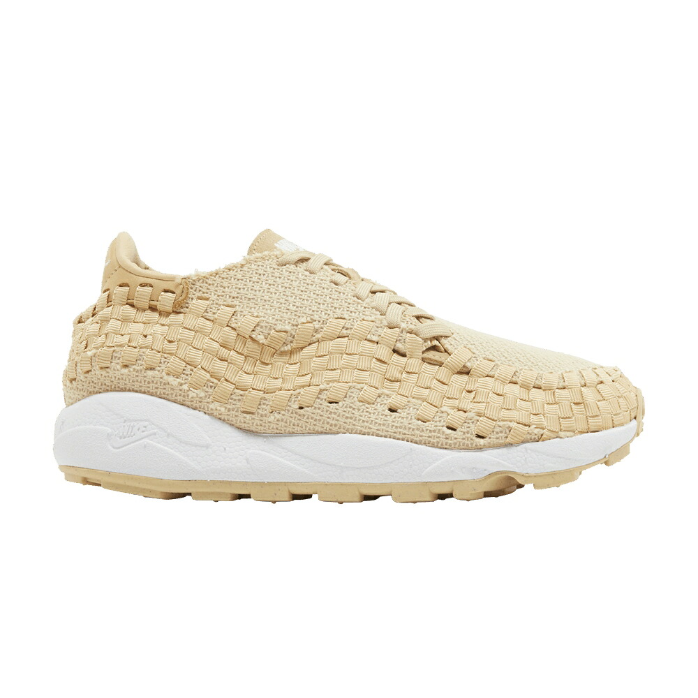 ナイキ ウーブン 白色 ホワイト 'SESAME' スニーカー レディース NIKE WMNS AIR FOOTSCAPE WOVEN / SESAME PHANTOM WHITE