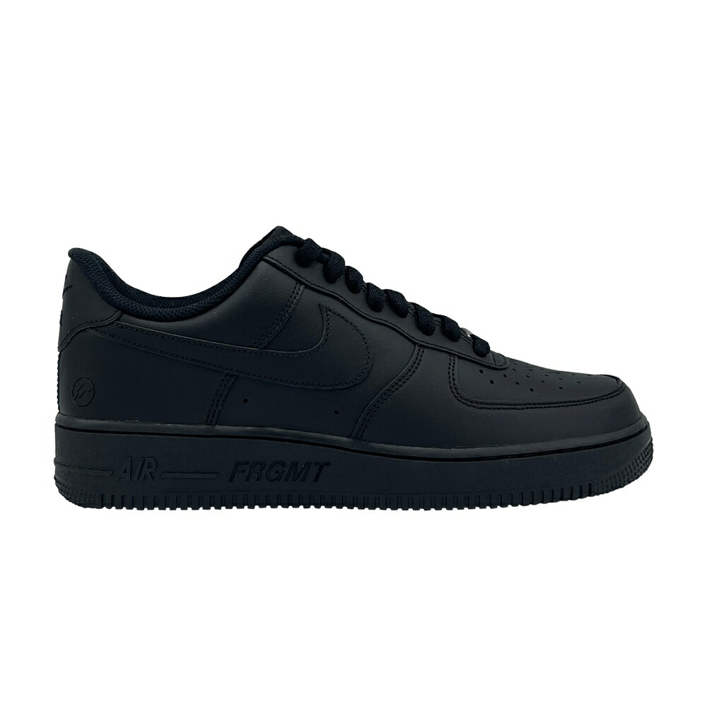 ナイキ 黒色 ブラック エアフォース 'TRIPLE BLACK' スニーカー メンズ NIKE FRAGMENT DESIGN X AIR FORCE 1 / BLACK BLACK BLACK