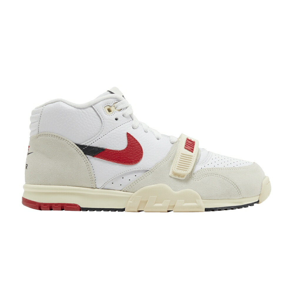 ナイキ トレーナー 白色 ホワイト 赤 レッド 黒色 ブラック エアトレーナー 'SPLIT RED' スニーカー メンズ NIKE AIR TRAINER 1 - UNIVERSITY / WHITE UNIVERSITY RED BLACK|スニケス