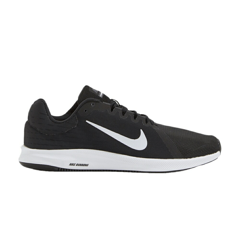 ナイキ 黒色 ブラック 白色 ホワイト BLACK WHITE スニーカー メンズ NIKE DOWNSHIFTER 8 / BLACK WHITE ANTHRACITE