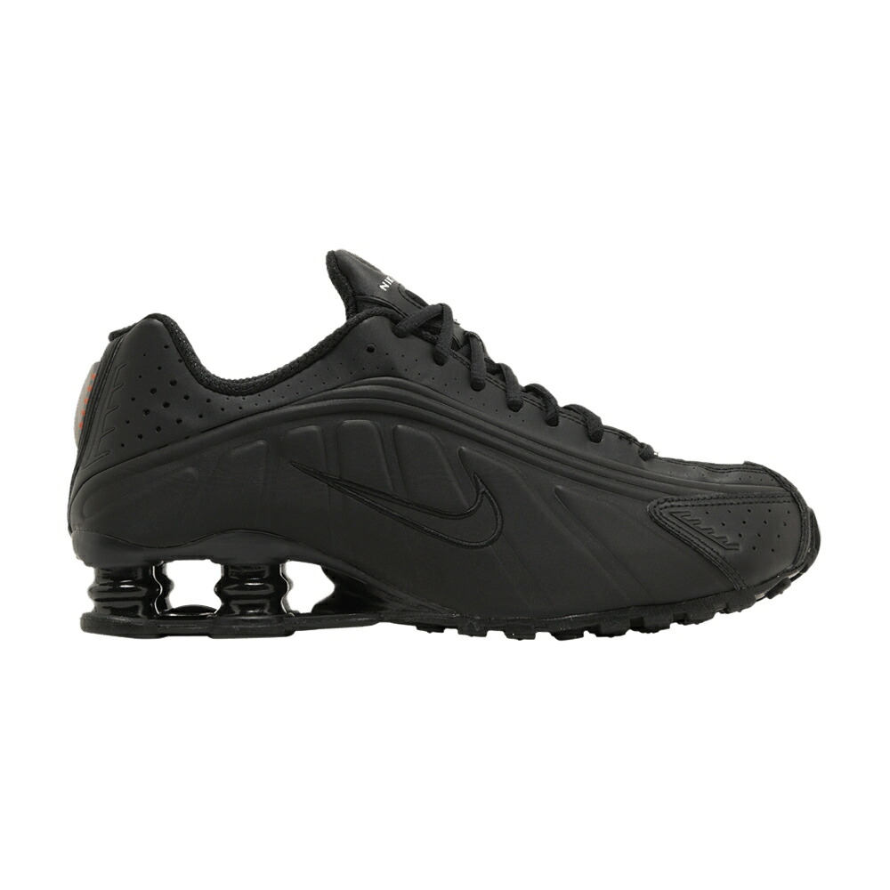 ナイキ ショックス 黒いこと 黒いこと マックス 橙 オレンジ色 \u0027BLACK\u0027 スニーカー レディース NIKE WMNS SHOX R4 2024 / BLACK BLACK MAX ORANGE