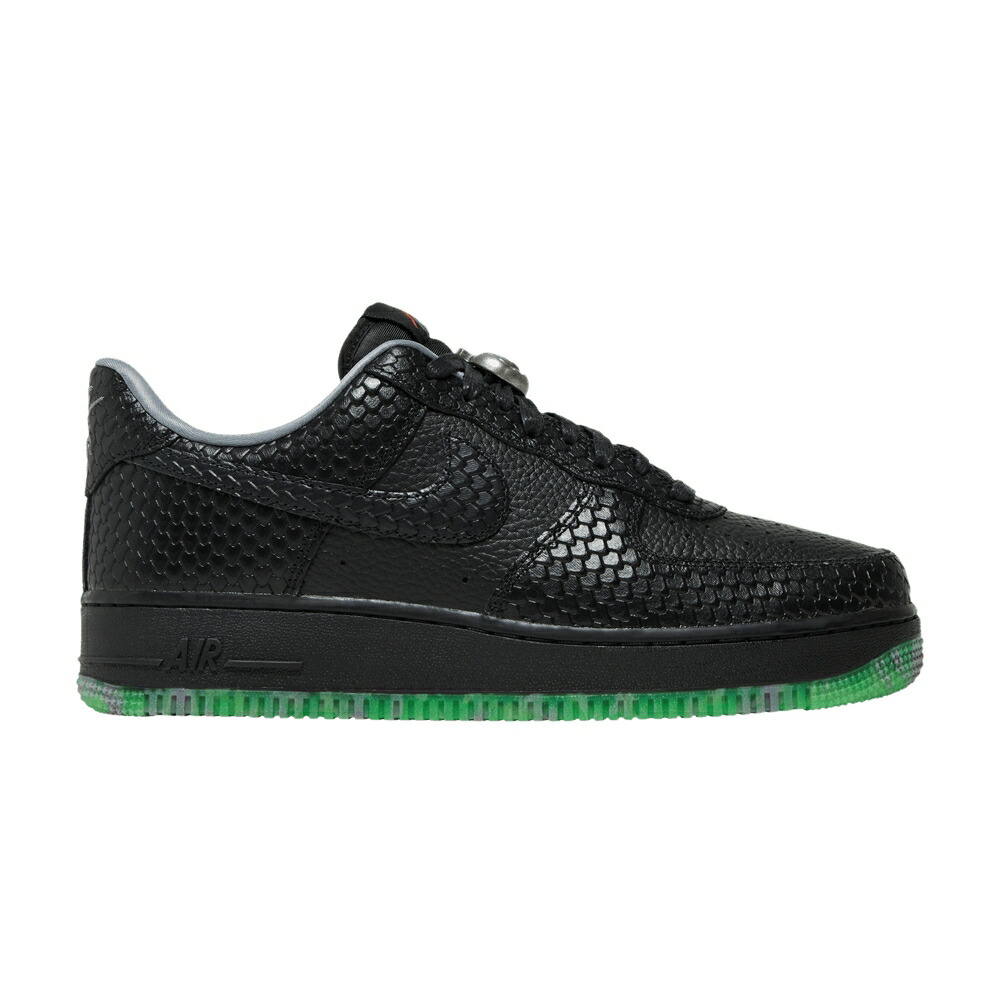 ナイキ プレミアム 黒色 ブラック 灰色 グレー 橙 オレンジ エアフォース 'HALLOWEEN HORSEMAN' スニーカー メンズ NIKE AIR FORCE 1 LOW PREMIUM - HEADLESS / BLACK SMOKE GREY CAMPFIRE ORANGE