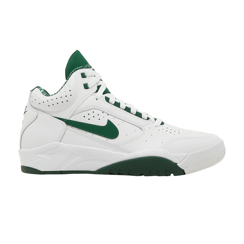ナイキ 飛翔 ともし火 ミッド 白いこと 白いこと 緑 緑であること \u0027WHITE GREEN\u0027 スニーカー メンズ NIKE AIR FLIGHT LITE MID GORGE / WHITE GORGE GREEN 靴-メンズ靴