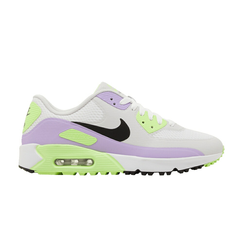 ナイキ マックス ゴルフ 白色 ホワイト 黒色 ブラック エアマックス WHITE LILAC スニーカー メンズ NIKE AIR MAX 90 GOLF / WHITE LILAC BARELY GRAPE BLACK