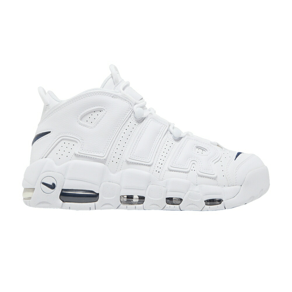 ナイキ アップテンポ 白色 ホワイト 紺色 ネイビー エアモアアップテンポ モアテン 'WHITE NAVY' スニーカー メンズ NIKE AIR MORE UPTEMPO MIDNIGHT / WHITE MIDNIGHT NAVY WHITE