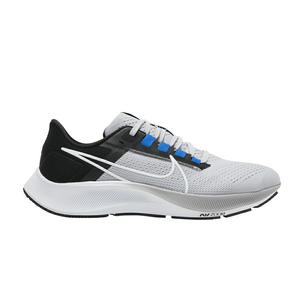ナイキ ズーム ペガサス 灰色 グレー 黒色 ブラック ズームペガサス WOLF GREY スニーカー メンズ NIKE AIR ZOOM PEGASUS 38 / WOLF GREY BLACK HYPER ROYAL