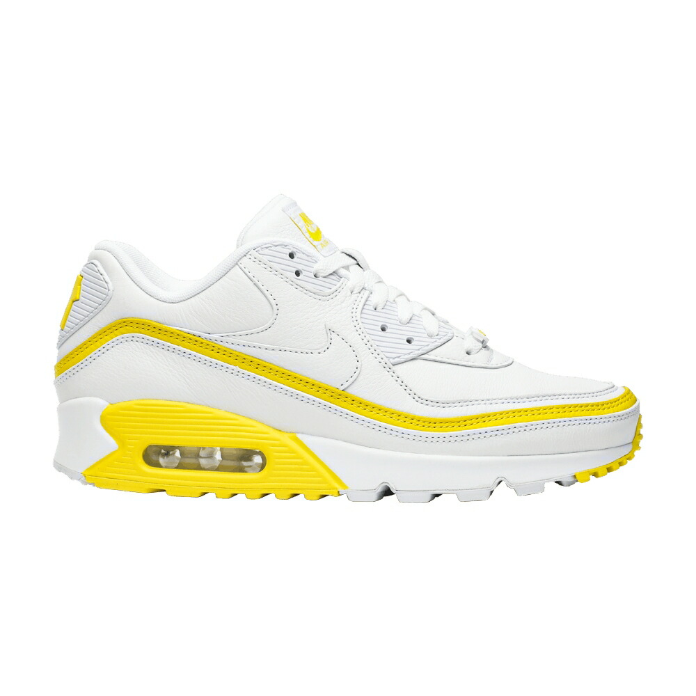 ナイキ アンディフィーテッド マックス 白いこと 白いこと 黄味がかった 黄色 エア湖マックス \u0027WHITE YELLOW\u0027 スニーカー メンズ NIKE UNDEFEATED X AIR MAX 90 OPTIC / WHITE OPTIC YELLOW