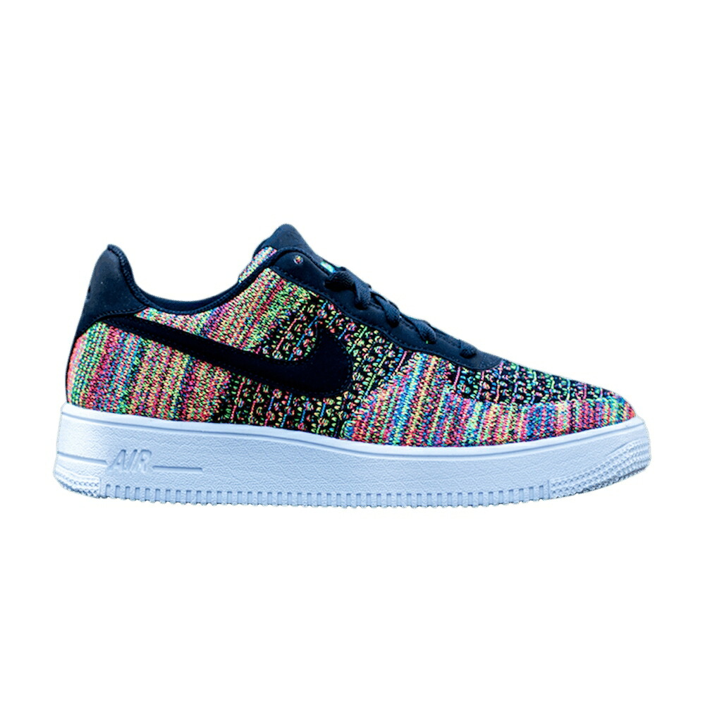 ナイキ フライニット 黒色 ブラック ピンク エアフォース 2.0 'MULTICOLOR' ジュニア キッズ NIKE AIR FORCE 1 FLYKNIT GS / BLACK HYPER PINK VOLT ベビー マタニティ スニーカー