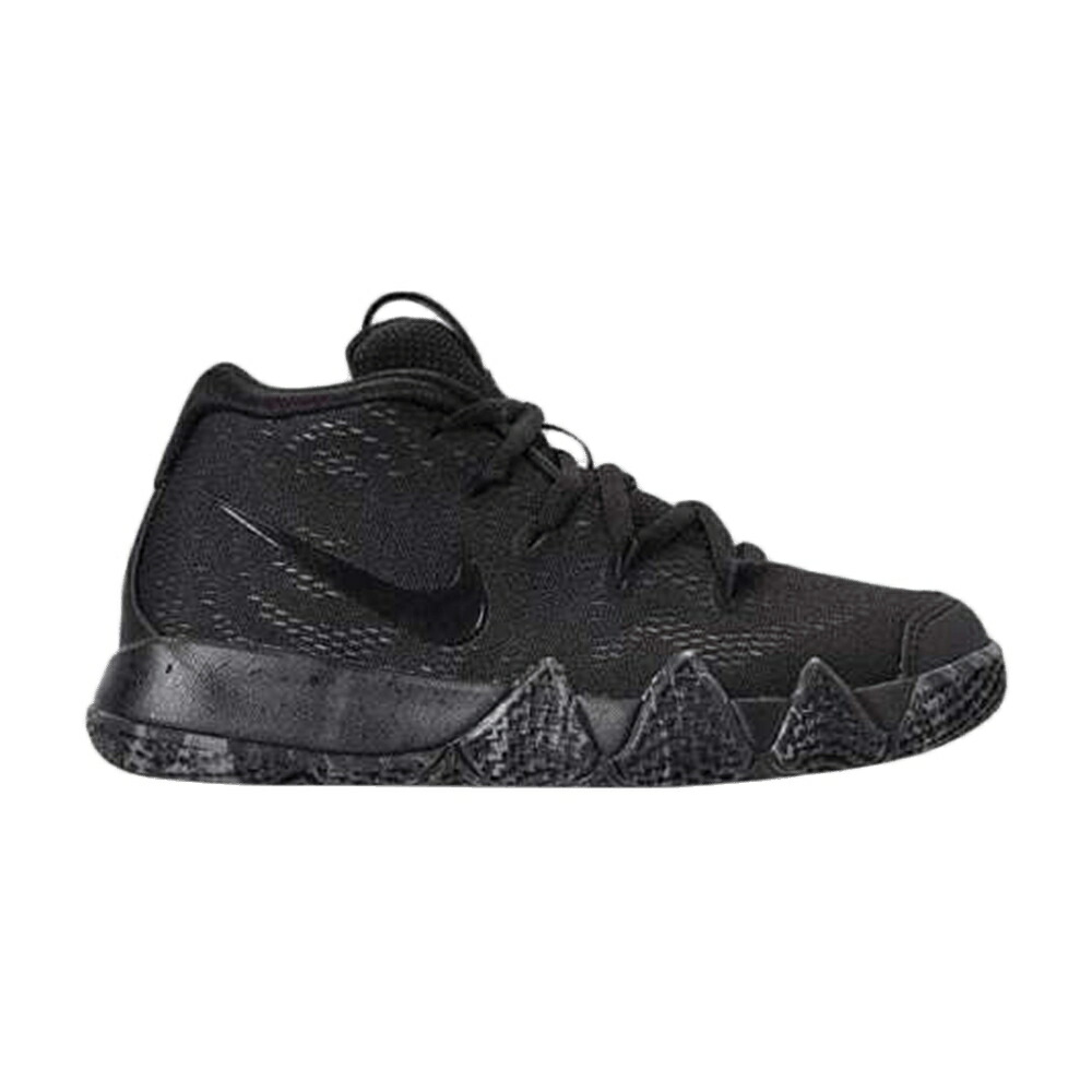 ナイキ カイリー 黒いこと 黒いこと \u0027BLACK\u0027 お坊っちゃん キッズ NIKE KYRIE 4 なおなお書き / BLACK BLACK もの言う花 マタニティ スニーカー