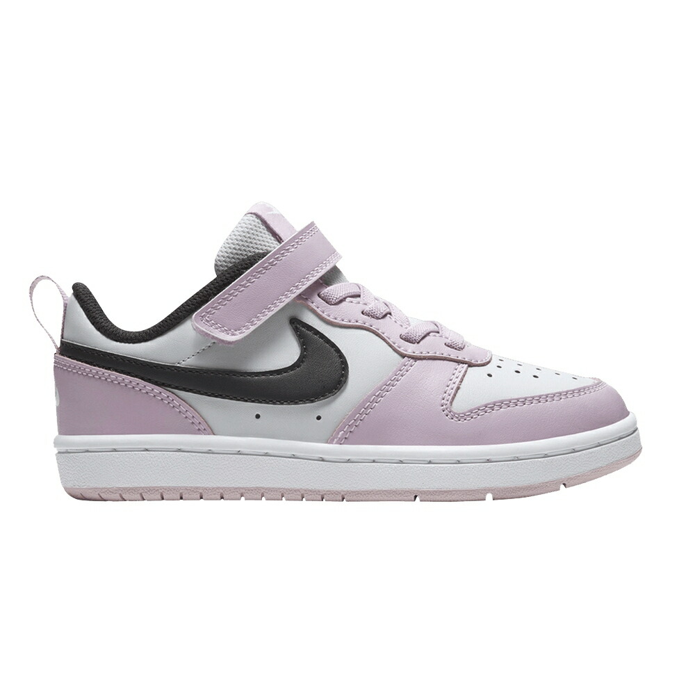 ナイキ 厚地の外套 白いこと 白いこと コートバーロウ \u0027ICED LILAC\u0027 お坊っちゃん キッズ NIKE COURT BOROUGH LOW 2 なおなお書き / PHOTON DUST ICED LILAC WHITE OFF もの言う花 マタニティ スニーカー