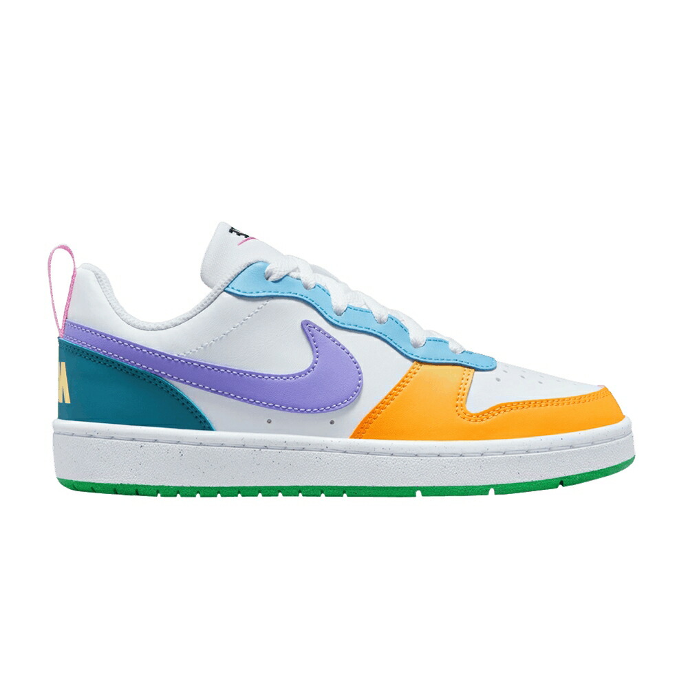 ナイキ 厚地の外套 コートバーロウ \u0027MULTICOLOR\u0027 お坊っちゃん キッズ NIKE COURT BOROUGH LOW RECRAFT GS \u0027MULTI-COLOR\u0027 / MULTI COLOR MULTI COLOR もの言う花 マタニティ スニーカー