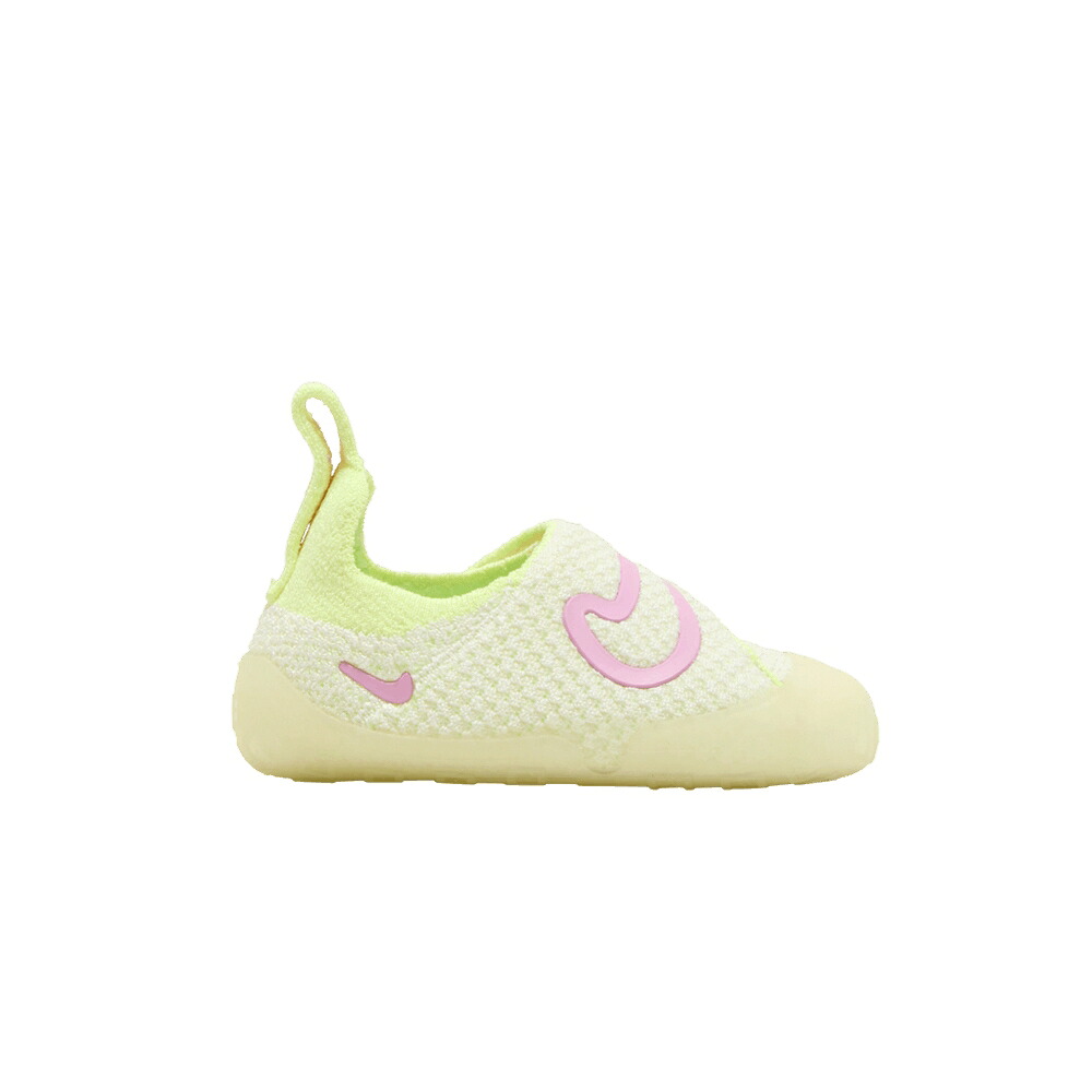 ナイキ スウッシュ スウォッシュ さくら色 白いこと 白いこと \u0027COCONUT RISE\u0027 もの言う花 NIKE SWOOSH 1 TD MILK PINK / COCONUT MILK WHITE BARELY VOLT