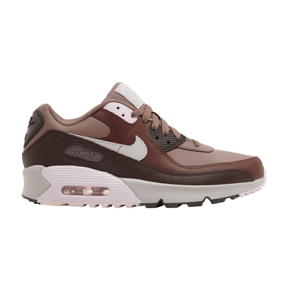 ナイキ マックス なめし革 子馬 大気圏マックス \u0027SMOKEY EARTH\u0027 お坊っちゃん キッズ NIKE AIR MAX 90 LEATHER GS MAUVE / SMOKEY MAUVE DARK PONY EARTH もの言う花 マタニティ スニーカー