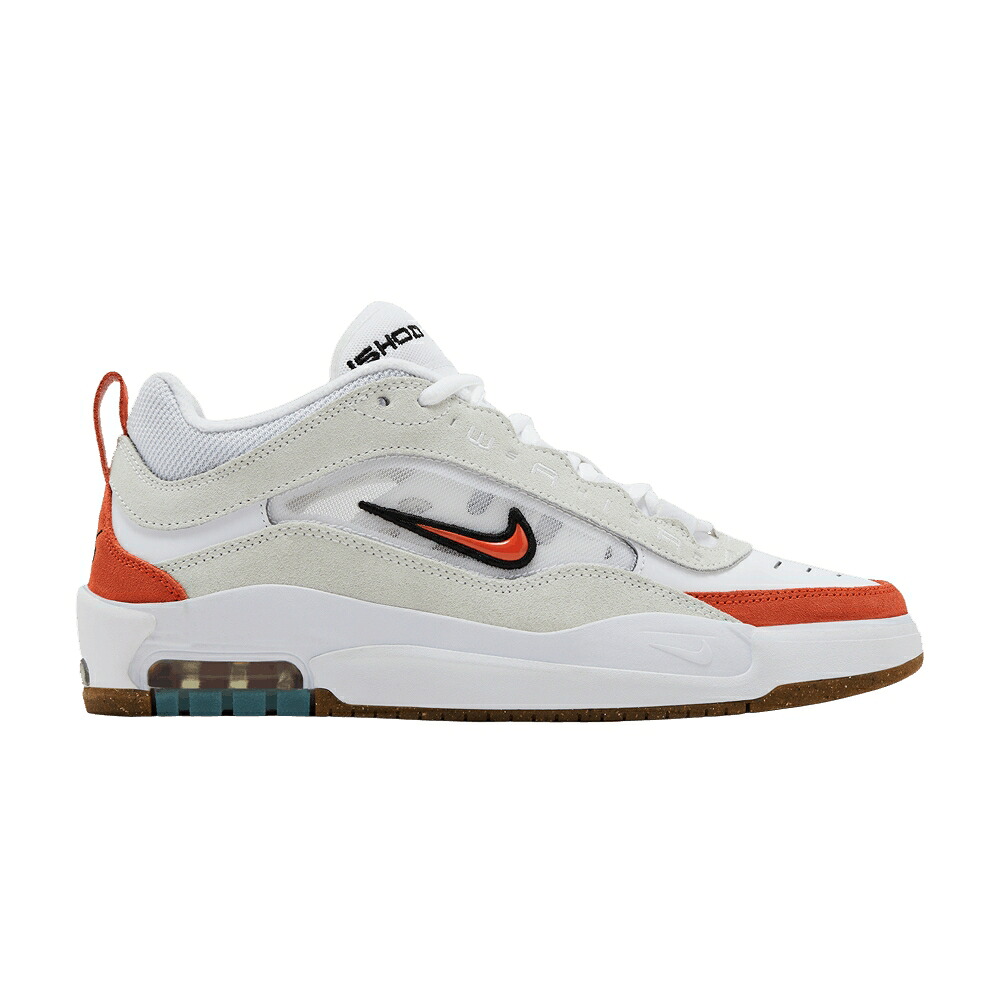 ナイキ マックス エスビー 白色 ホワイト 橙 オレンジ 黒色 ブラック エアマックス 'WHITE ORANGE' スニーカー メンズ NIKE AIR MAX ISHOD WAIR SB / WHITE ORANGE SUMMIT WHITE BLACK|スニケス