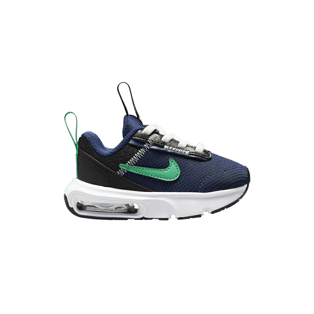 ナイキ マックス 紺色 ネイビー スタジアム 黒色 ブラック 白色 ホワイト エアマックス 'MIDNIGHT GREEN' ベビー NIKE AIR MAX INTERLOCK TD NAVY STADIUM / MIDNIGHT NAVY BLACK SUMMIT WHITE｜スニケス