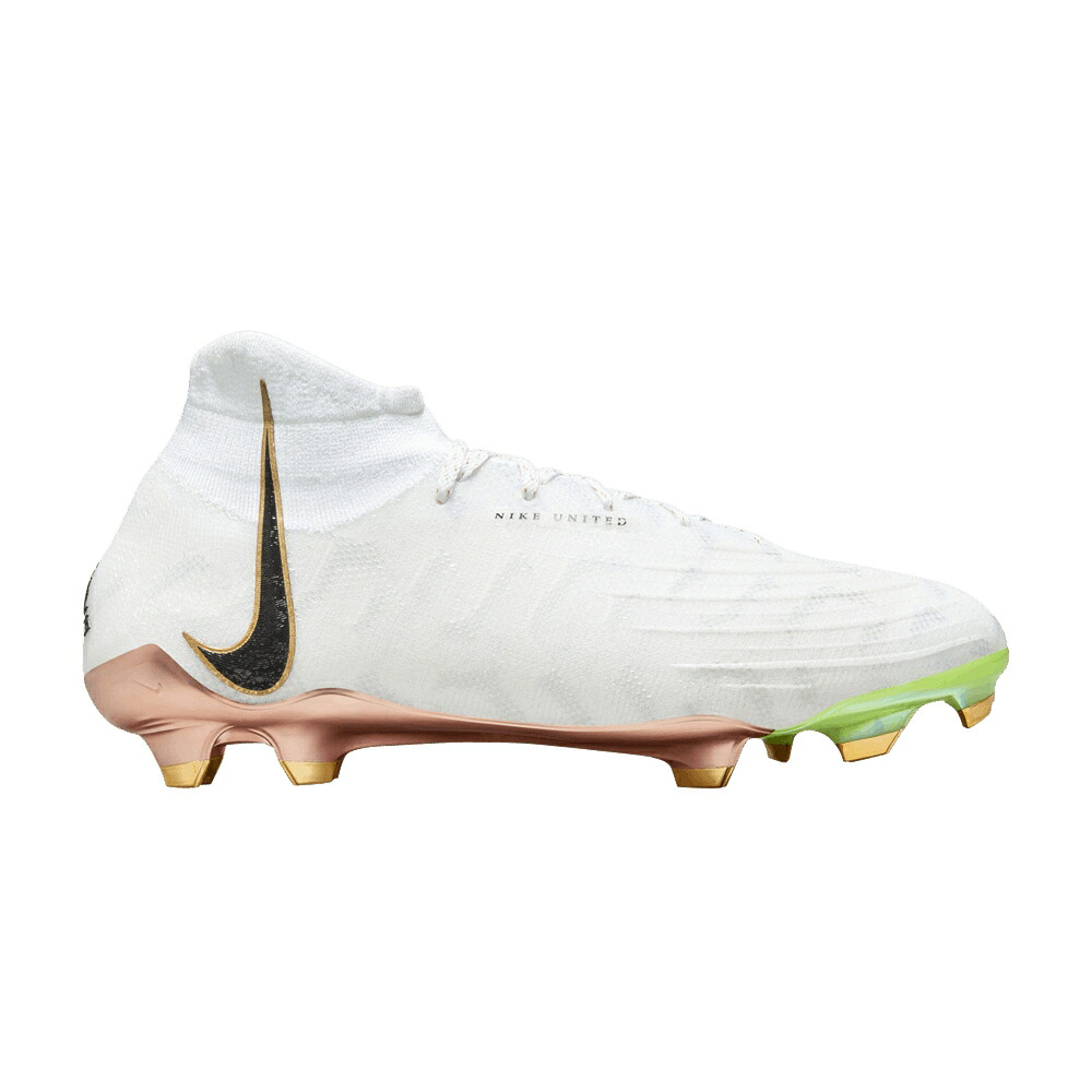 ナイキ エリート 白いこと 白いこと ゴールド 黒いこと 黒いこと \u0027UNITED PACK\u0027 スニーカー レディース NIKE WMNS PHANTOM LUNA ELITE FG GOLDEN / WHITE METALLIC GOLD BLACK