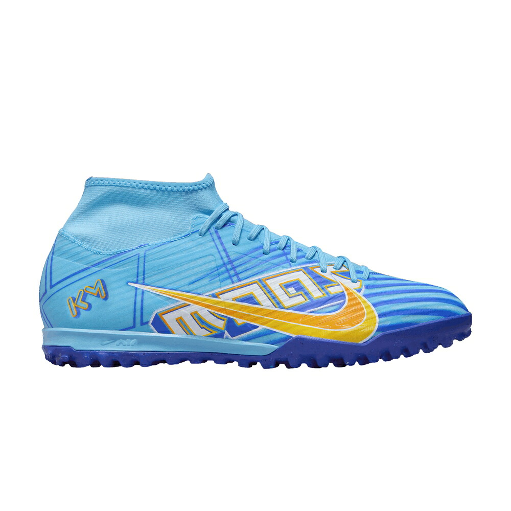 ナイキ ズーム アカデミー 青色 ブルー 白色 ホワイト 'MOTIVATION PACK' スニーカー メンズ NIKE KYLIAN MBAPP X ZOOM MERCURIAL SUPERFLY 9 ACADEMY TF / BALTIC BLUE WHITE