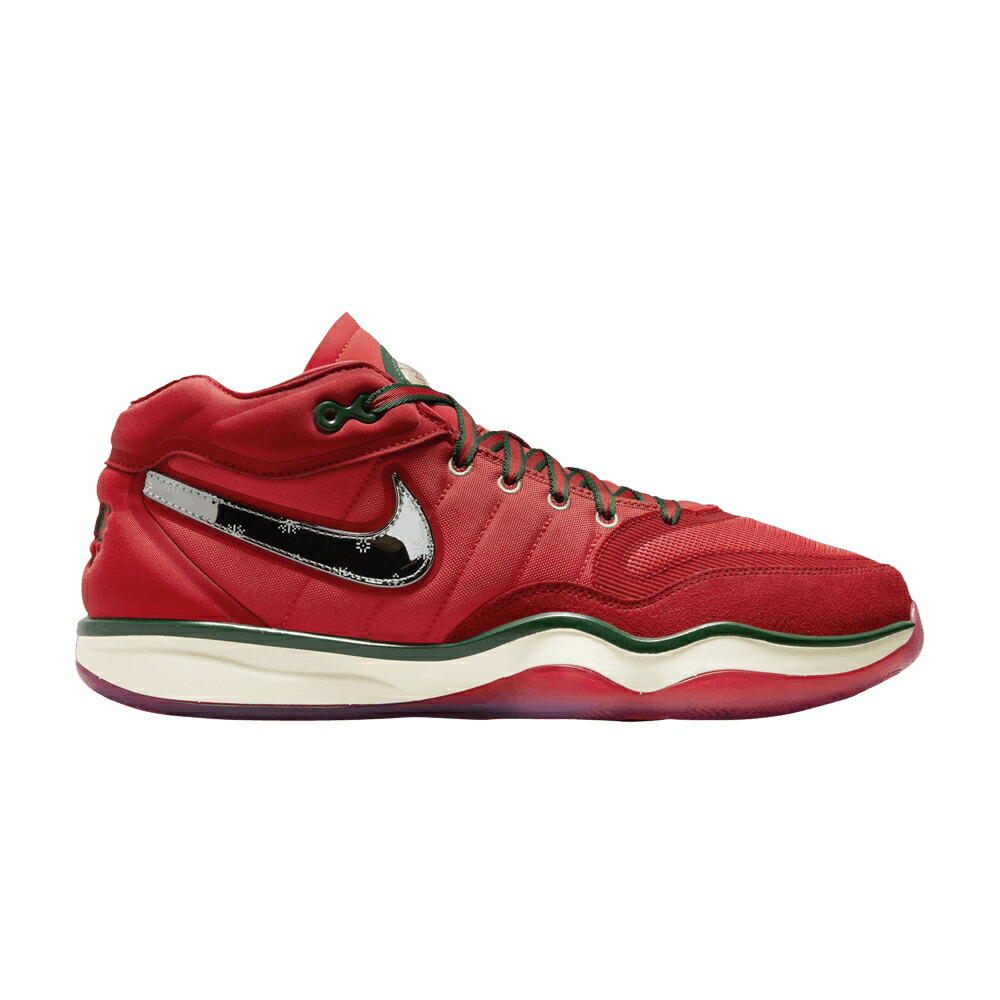 ナイキ ズーム トラック 赤 レッド 銀色 シルバー CHRISTMAS スニーカー メンズ NIKE AIR ZOOM GT HUSTLE 2 EP / TRACK RED METALLIC SILVER MYSTIC