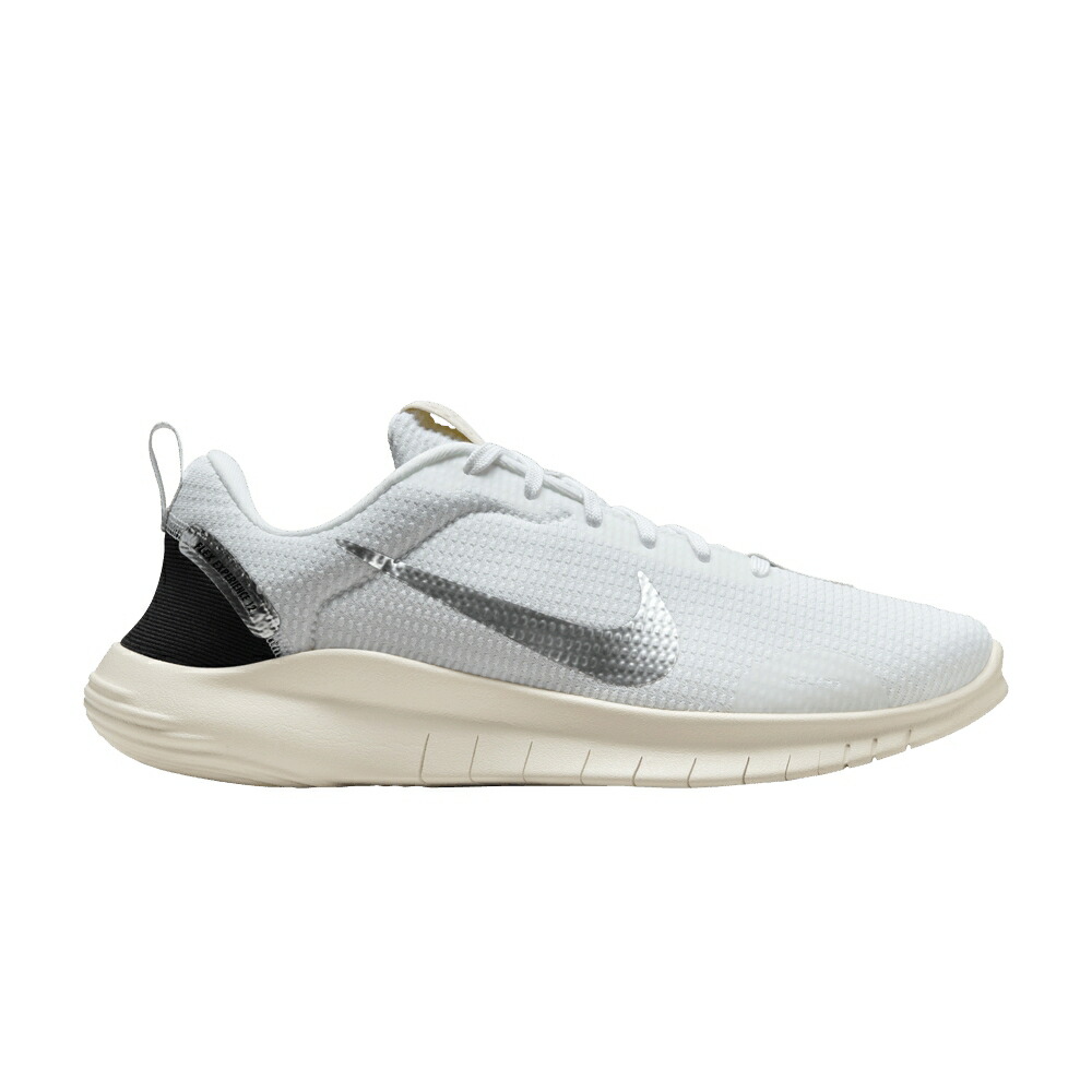 ナイキ 見聞き 幽客 白いこと 白いこと \u0027WHITE SILVER\u0027 スニーカー レディース NIKE WMNS FLEX EXPERIENCE RUN 12 METALLIC / WHITE SAIL COCONUT MILK METALLIC