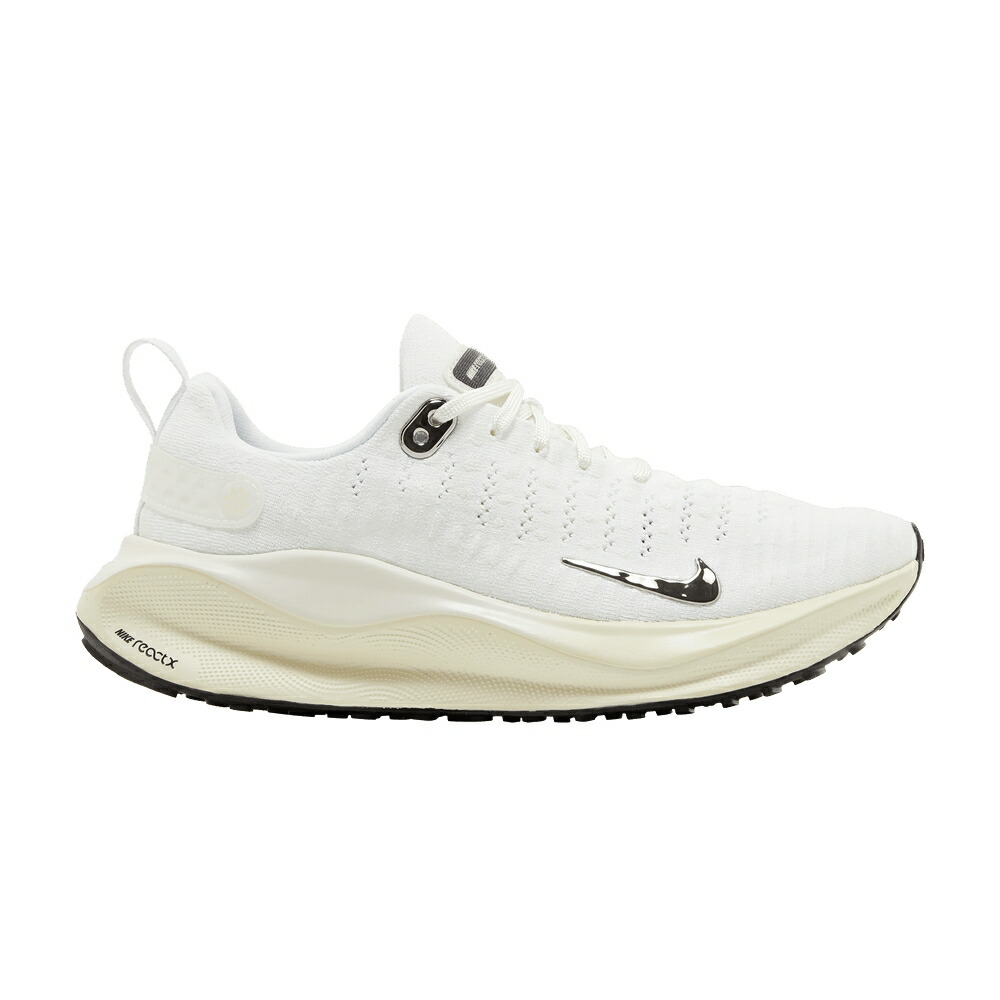 ナイキ ラン 白色 ホワイト WHITE CHROME スニーカー レディース NIKE WMNS REACTX INFINITY RUN 4 / WHITE SAIL COCONUT MILK CHROME