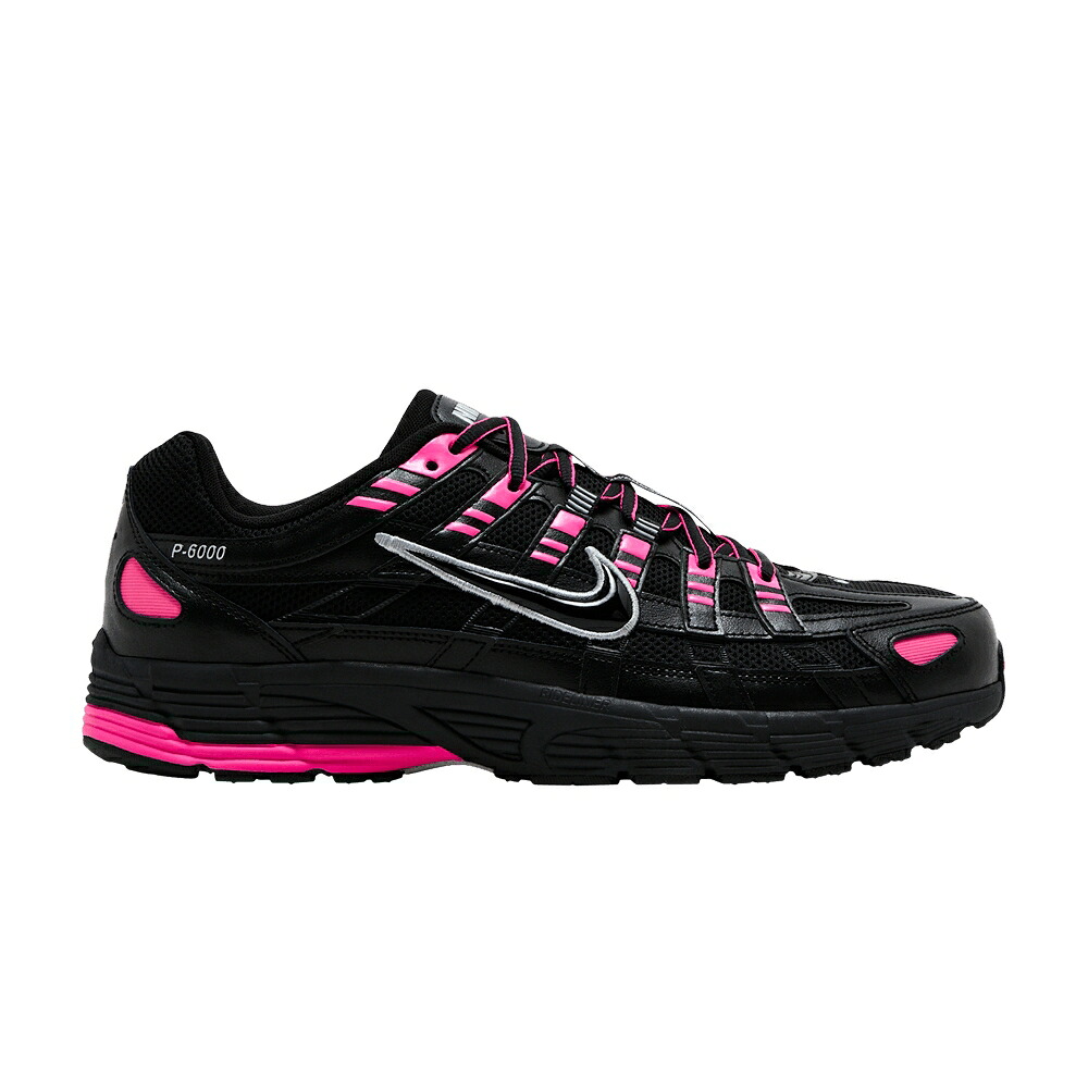 ナイキ 黒色 ブラック ピンク 'BLACK PINK' スニーカー メンズ NIKE P-6000 HYPER / BLACK HYPER PINK