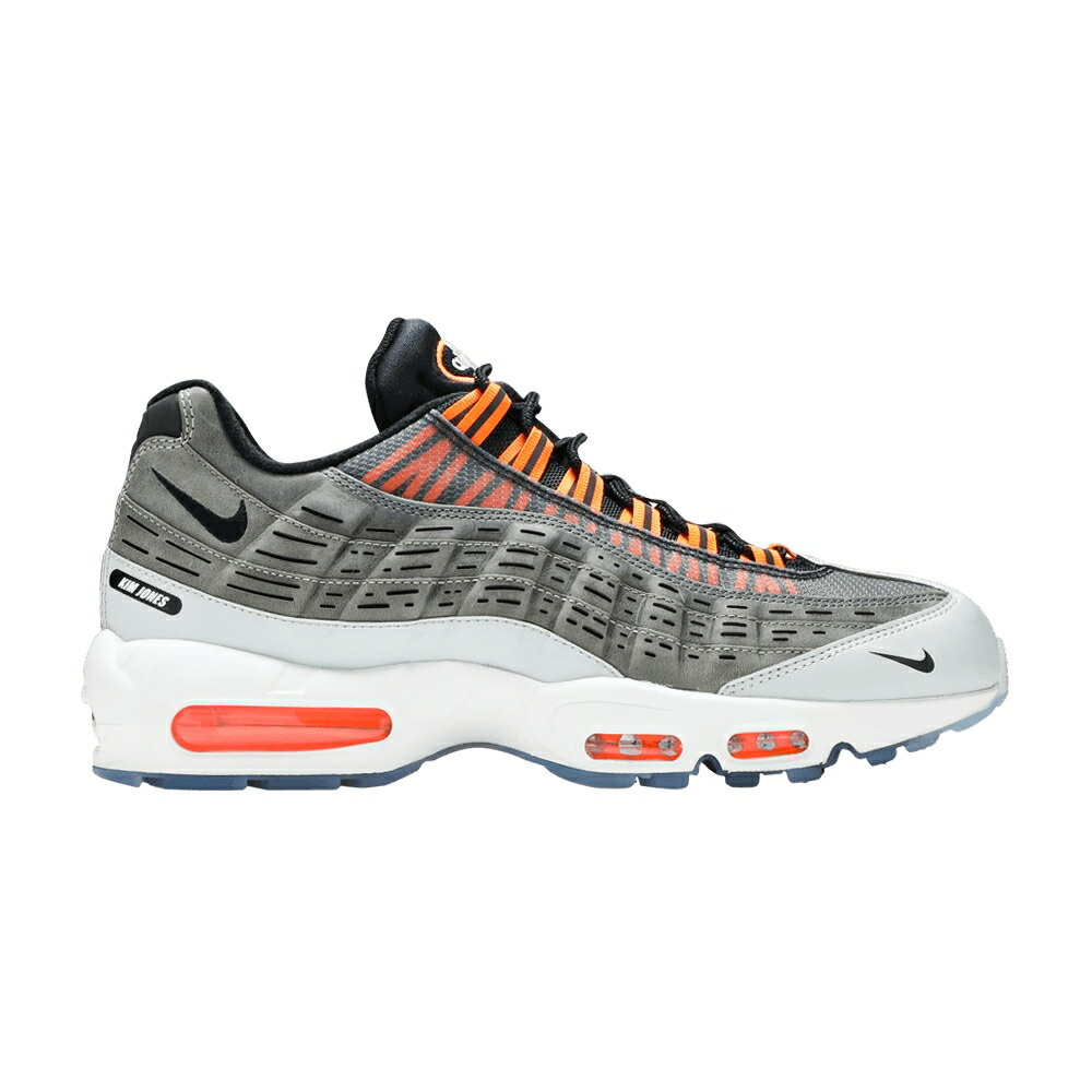 ナイキ マックス 黒色 ブラック 橙 オレンジ エアマックス TOTAL ORANGE スニーカー メンズ NIKE KIM JONES X AIR MAX 95 / BLACK TOTAL ORANGE