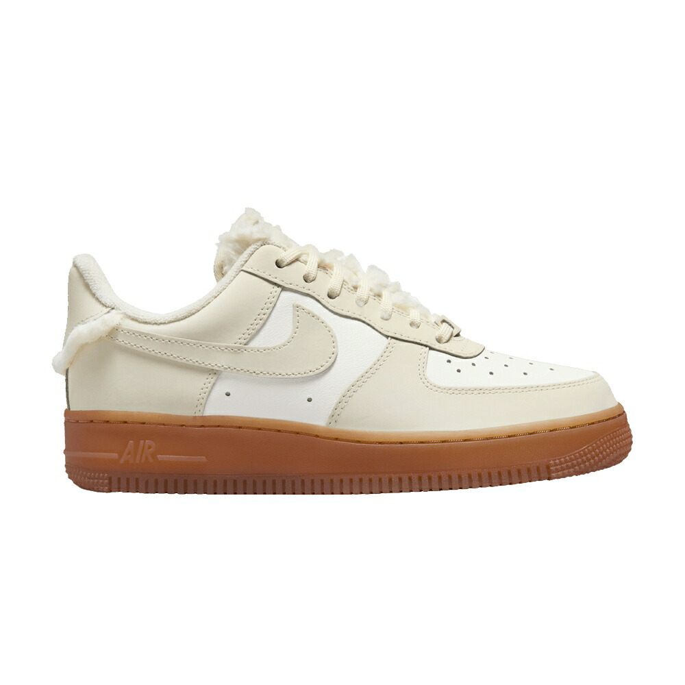ナイキ エアフォース 07 AIL FUR スニーカー レディース NIKE WMNS AIR FORCE 1 LX GUM FAUX / SAIL COCONUT MILK GUM