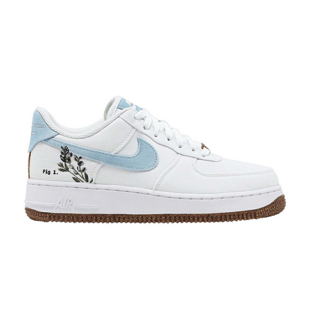 ナイキ 白色 ホワイト エアフォース 07 INDIGO スニーカー レディース NIKE WMNS AIR FORCE 1 SE / WHITE OBSIDIAN WHITE OBSIDIAN