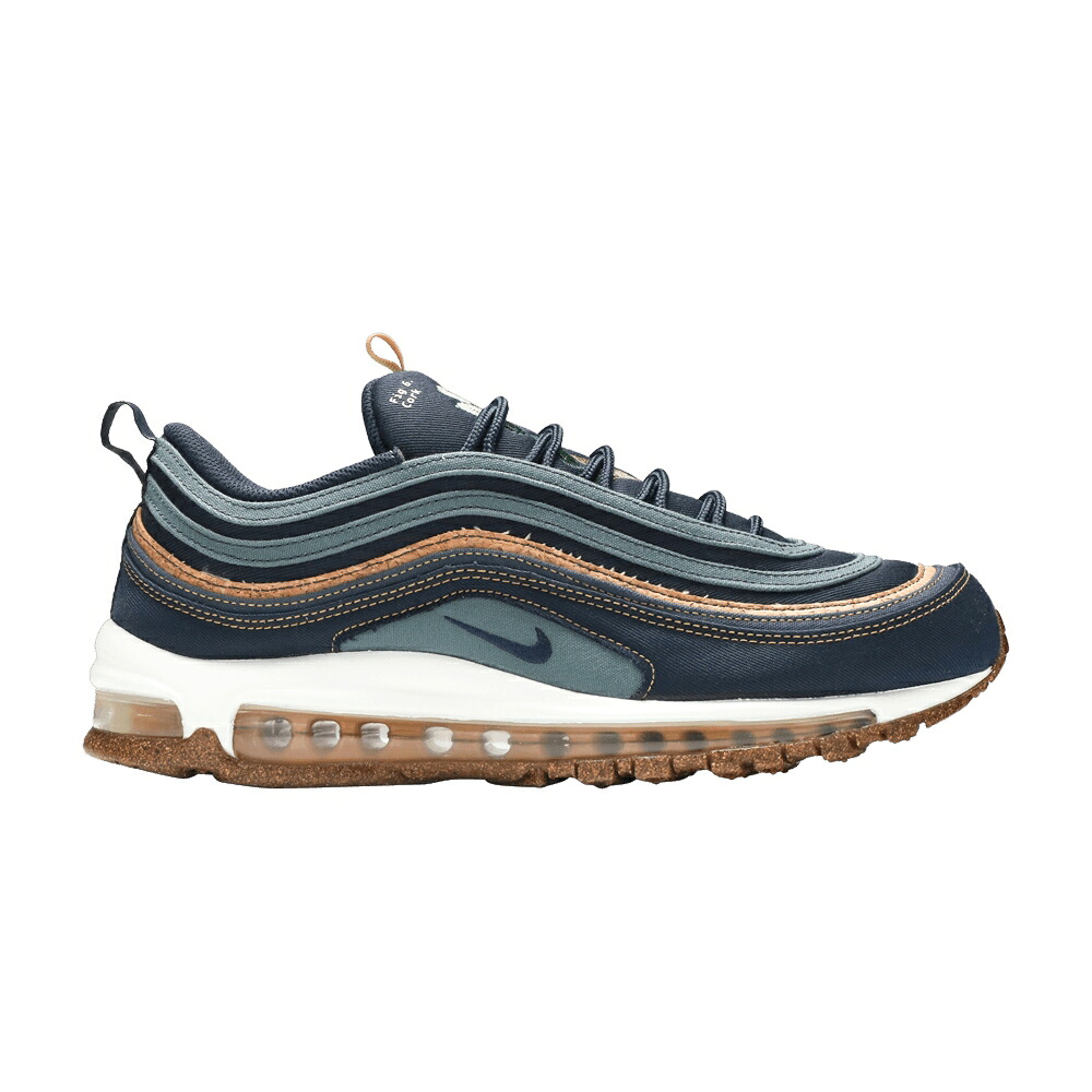 ナイキ マックス サンダー 青味 青み エア湖マックス \u0027CORK OBSIDIAN\u0027 スニーカー メンズ NIKE AIR MAX 97 SE - / HASTA OBSIDIAN THUNDER BLUE
