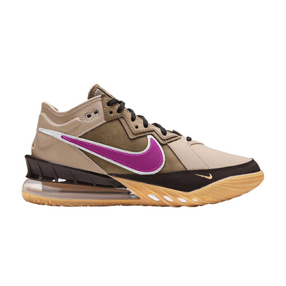 ナイキ レブロン カーキ VIOTECH スニーカー メンズ NIKE ATMOS X LEBRON 18 LOW / DARK MOCHA KHAKI VIOTECH