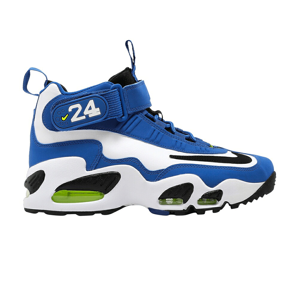 ナイキ グリフィー マックス 白色 ホワイト 黒色 ブラック 'VARSITY ROYAL' ジュニア キッズ NIKE AIR GRIFFEY MAX 1 GS 2021 / VARSITY ROYAL WHITE VOLT BLACK ベビー マタニティ スニーカー