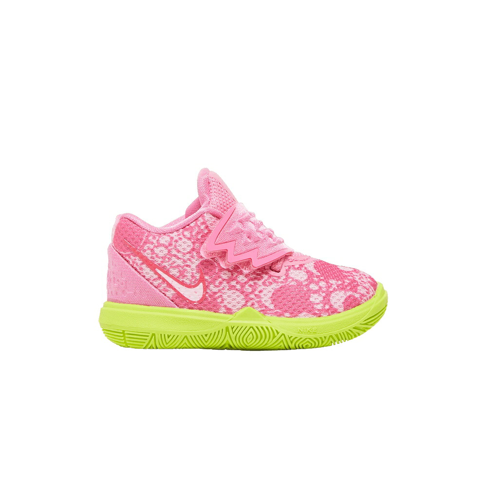 ナイキ スポンジボブ カイリー ピンク 赤 レッド 'PATRICK' ベビー NIKE SPONGEBOB SQUAREPANTS X KYRIE 5 TD / LOTUS PINK UNIVERSITY RED