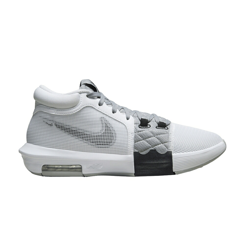 ナイキ レブロン 白色 ホワイト 灰色 グレー 黒色 ブラック ウィットネス 'WHITE GREY' スニーカー メンズ NIKE LEBRON WITNESS 8 EP LIGHT SMOKE / WHITE LIGHT SMOKE GREY BLACK