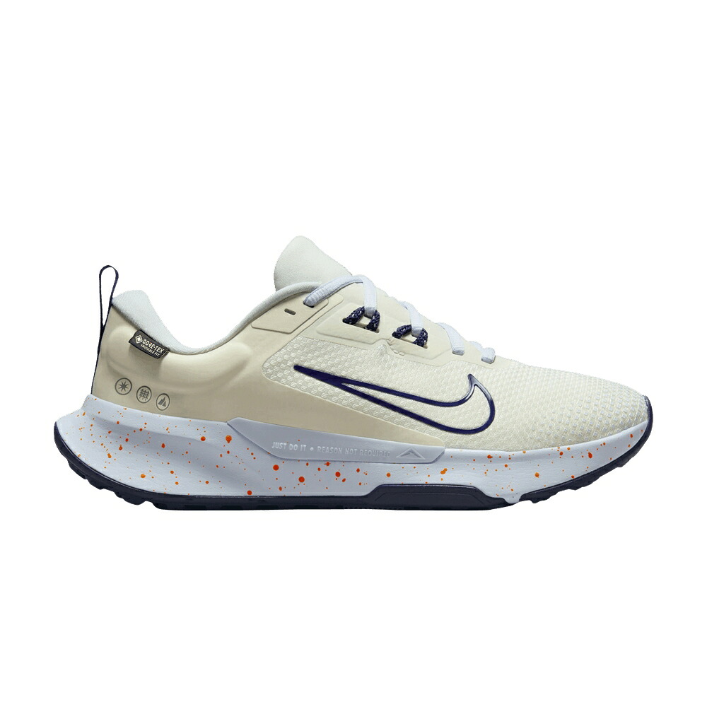 ナイキ ゴアテックス 青味 青み 橙 オレンジ色 \u0027SEA TINT\u0027 スニーカー メンズ NIKE JUNIPER TRAIL 2 GORE-TEX GLASS BLUE / SEA GLASS BLUE TINT TOTAL ORANGE