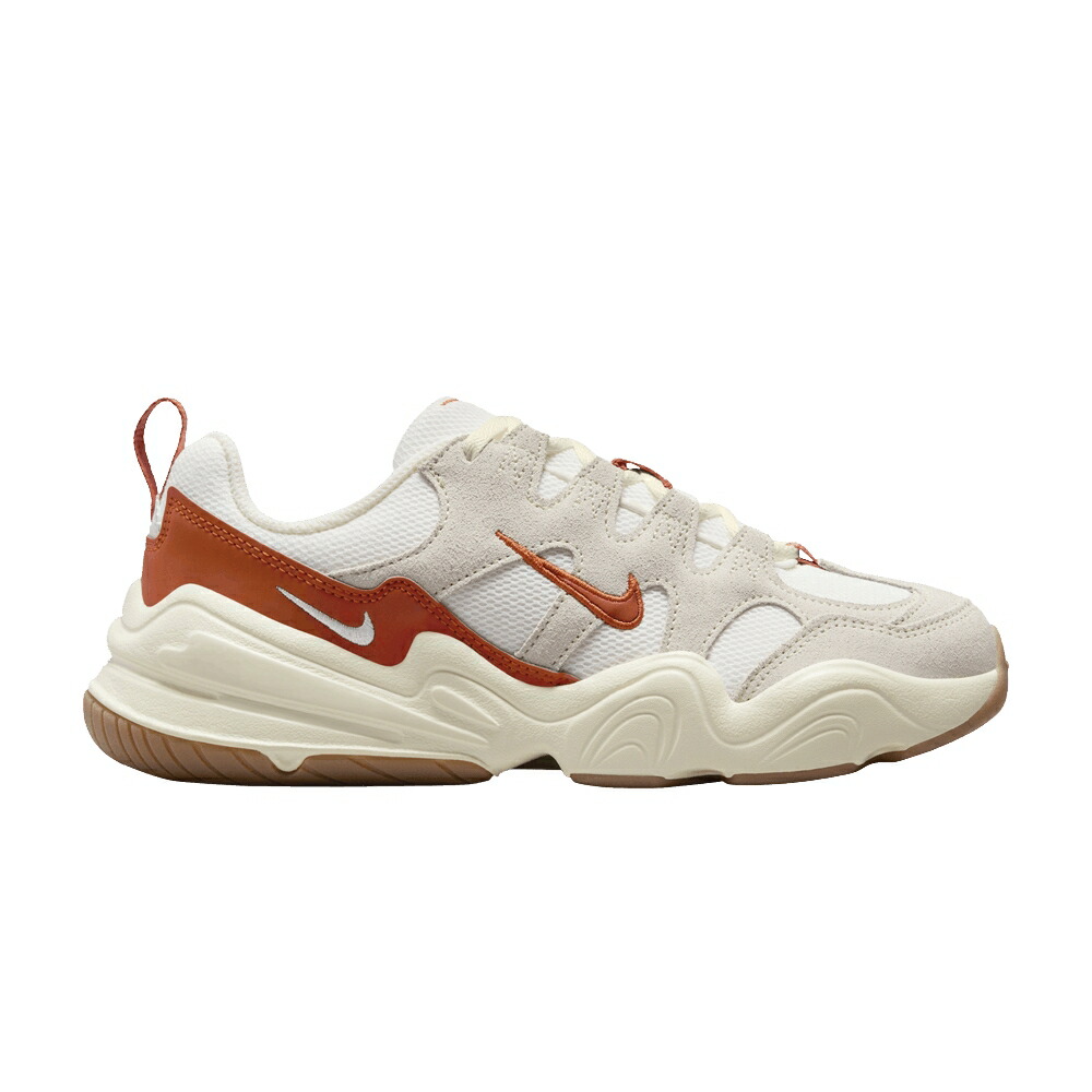 ナイキ テック 赤銅色 赤銅色 \u0027SAIL ORANGE\u0027 スニーカー レディース NIKE WMNS TECH HERA CAMPFIRE / SAIL LIGHT OREWOOD BROWN COCONUT