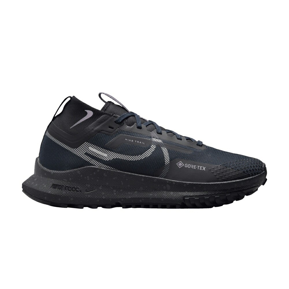 ナイキ リアクト ペガサス ゴアテックス 黒色 ブラック 'DARK SILVER' スニーカー レディース NIKE WMNS REACT PEGASUS TRAIL 4 GORE-TEX OBSIDIAN METALLIC / DARK OBSIDIAN DAYBREAK BLACK｜スニケス