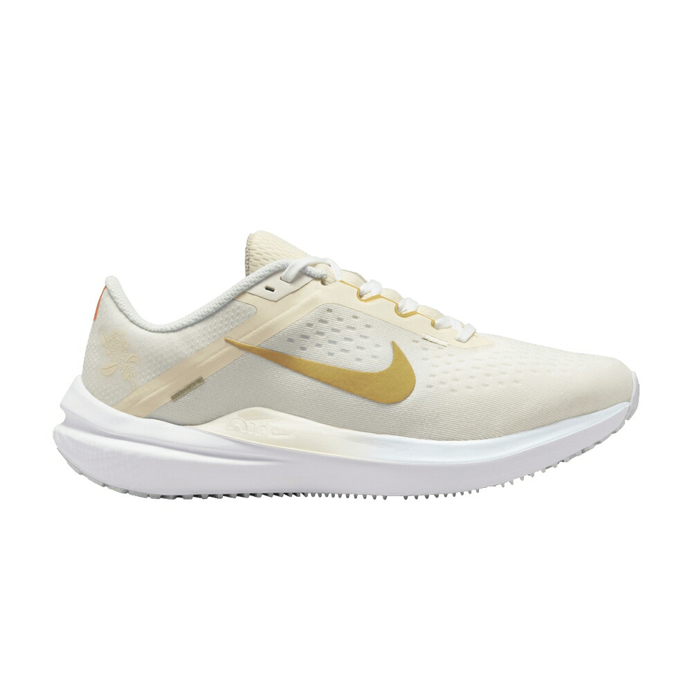 ナイキ ゴールド \u0027WILDFLOWERS\u0027 スニーカー レディース NIKE WMNS AIR WINFLO 10 / SAIL SAIL COCONUT MILK BUFF GOLD