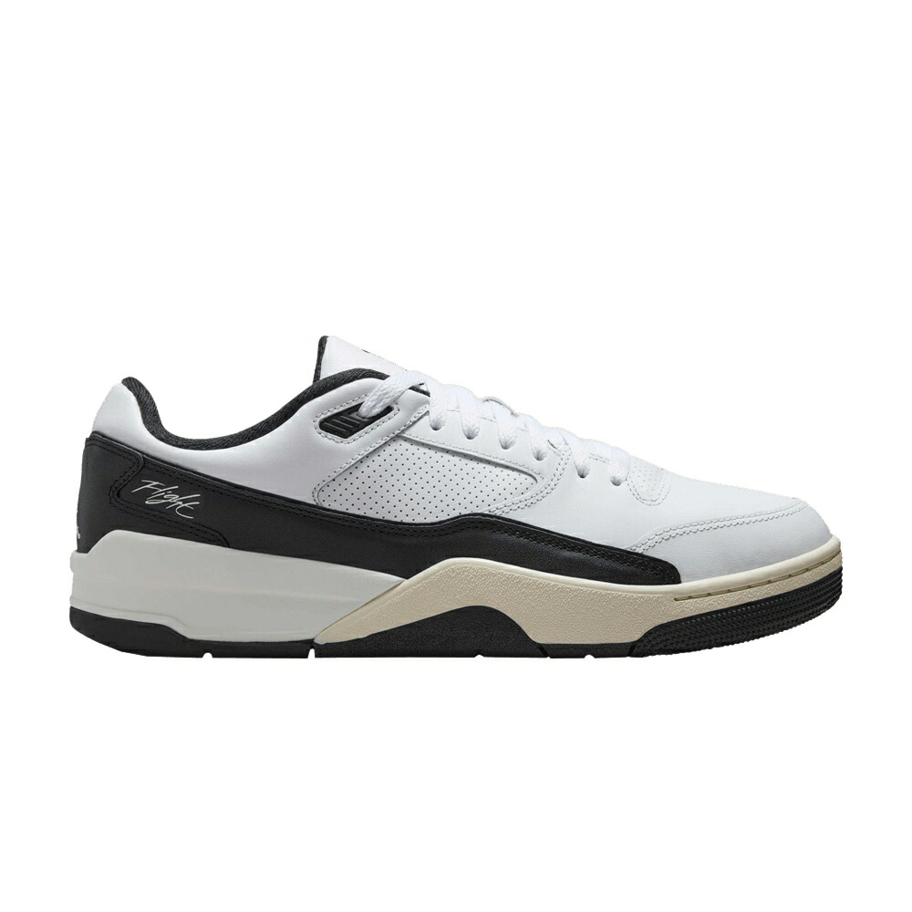 ナイキ フライト コート 白色 ホワイト 黒色 ブラック エアジョーダン WHITE BLACK スニーカー メンズ AIR JORDAN AIR JORDAN FLIGHT COURT SAIL / WHITE SAIL BLACK