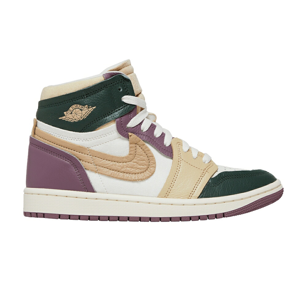 ナイキ 御機嫌 翡翆 ジェード 天の原 エアジョーダン \u0027GALACTIC JADE\u0027 スニーカー レディース AIR JORDAN WMNS AIR JORDAN 1 HIGH METHOD OF MAKE / GALACTIC JADE SAIL SKY J MAUVE